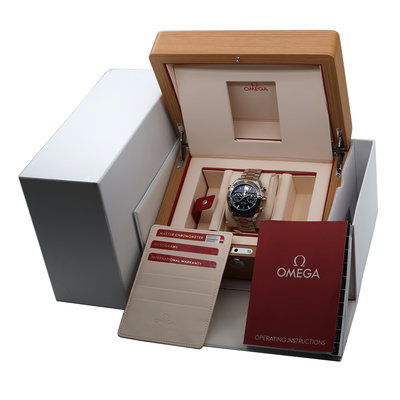 Omega Seamaster Planet Ocean Chronograph 215.20.46.51.03.001 Blue Dial 44
