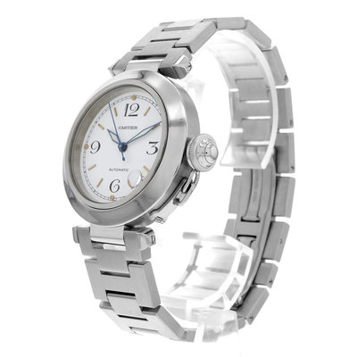 Cartier Pasha C 1031 W31010M7 White Dial 35