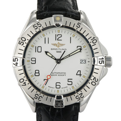 Breitling Colt Automatic  A17035 White Dial 38