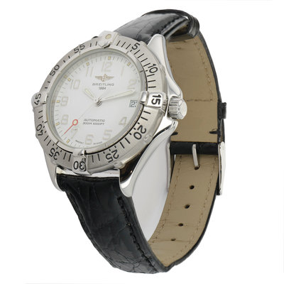 Breitling Colt Automatic  A17035 White Dial 38