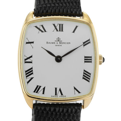 Baume & Mercier Vintage 37060 White Dial 27 x 34