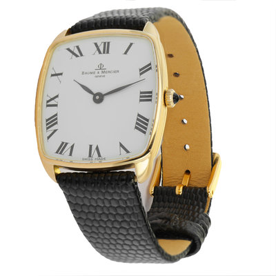 Baume & Mercier Vintage 37060 White Dial 27 x 34