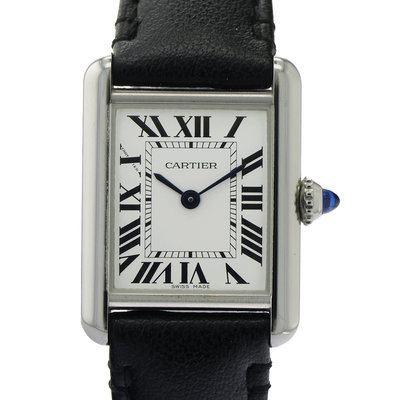 Cartier Tank WSTA0060 White Dial 29.5 x 22
