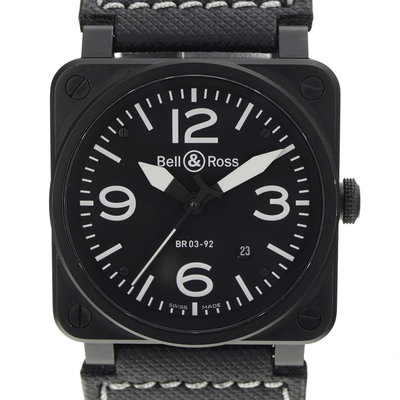 Bell & Ross BR 03  BR 03 92  Black Dial 42