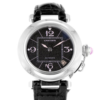 Cartier Pasha W3109599  Black Dial 35