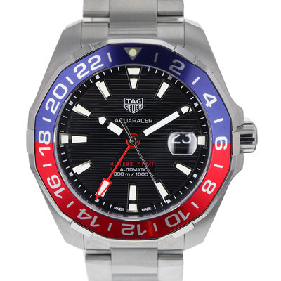 TAG Heuer Aquaracer GMT WAY201F.BA0927 Black Dial 43