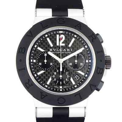 Bulgari Diagono AC44TA Black Dial 44