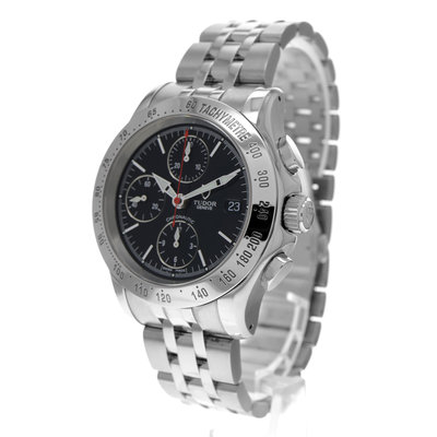 Tudor Chronautic 79380 Black Dial 41