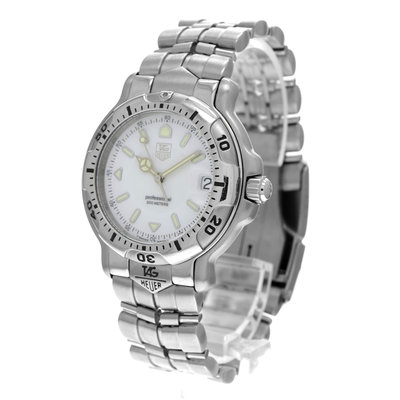 TAG Heuer Tag Heuer 6000 WH111  White Dial 38