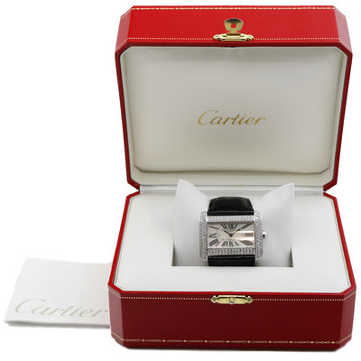 Cartier Tank Divan WA301356 2614 White Dial 38x30