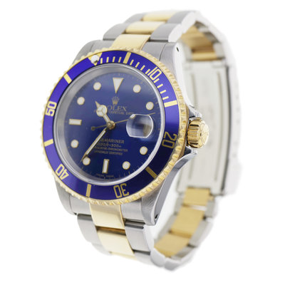 Rolex Submariner 16613 Blue Dial 40