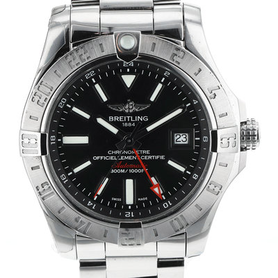 Breitling Avenger II GMT A32390 Black Dial 43