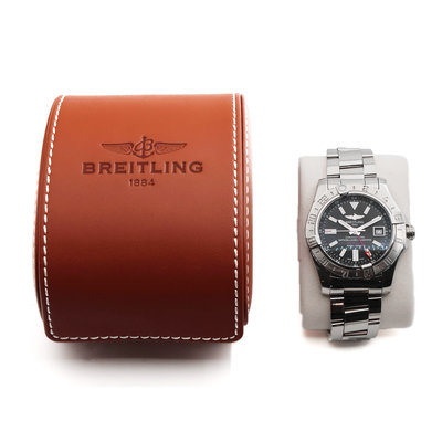 Breitling Avenger II GMT A32390 Black Dial 43