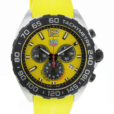 TAG Heuer Formula 1 CAZ101AM.FT8054 Yellow Dial 43