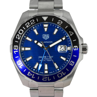 TAG Heuer Aquaracer WAY201T.BA0927 Blue Dial 43