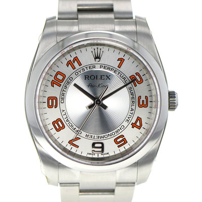 Rolex Air King 114200 Silver Dial 34