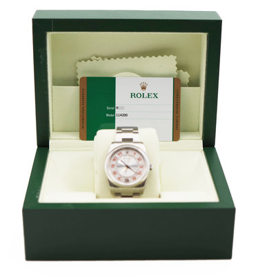 Rolex Air King 114200 Silver Dial 34