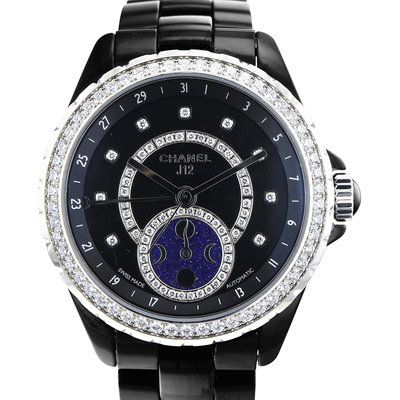 Chanel J12 H3407 Black Dial 38