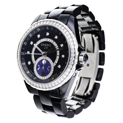 Chanel J12 H3407 Black Dial 38