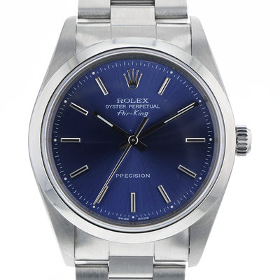 Rolex Air King 14010M Blue Dial 34