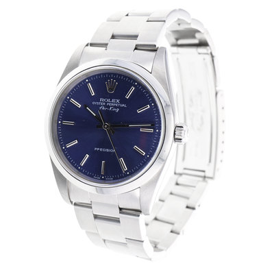 Rolex Air King 14010M Blue Dial 34