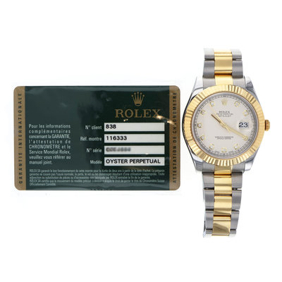 Rolex DateJust II 116333 Beige Dial 41