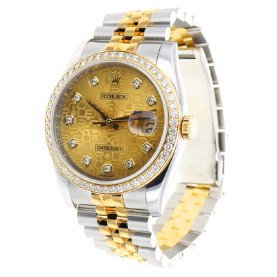 Rolex DateJust 116243 Champagne Dial 36