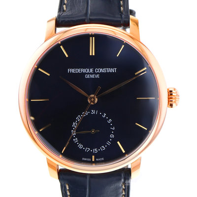 Frederique Constant Slimline  FC-710X4S4 Blue Dial 42