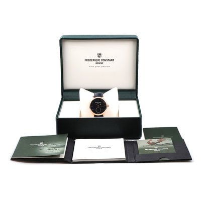 Frederique Constant Slimline  FC-710X4S4 Blue Dial 42