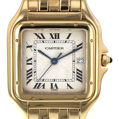 Cartier Panthere  W25014B9 White Dial 27.5 x 37.5