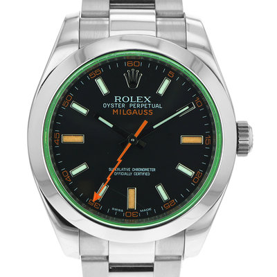 Rolex Milgauss  116400GV  Black Dial 40