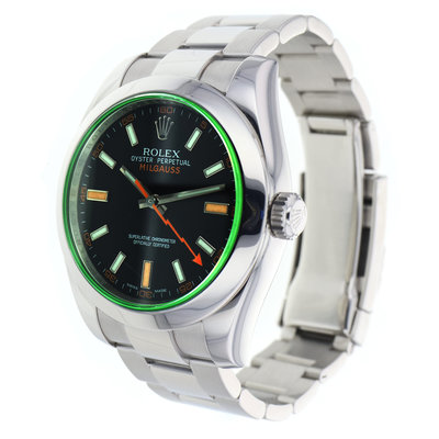 Rolex Milgauss  116400GV  Black Dial 40