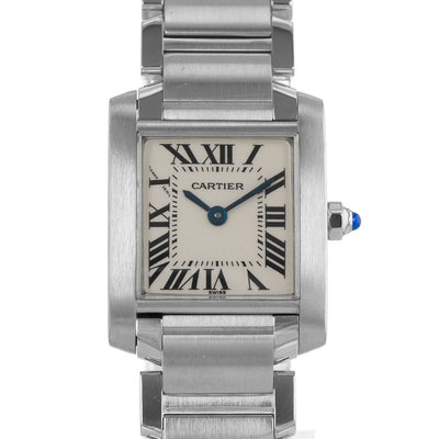 Cartier Tank Francaise W51008Q3 2384 Silver Dial 20x25