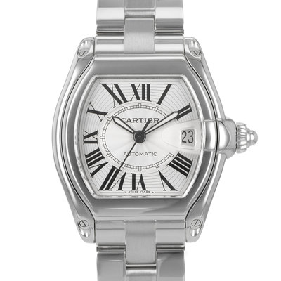 Cartier Roadster W62025V3 2510 Silver Dial 37