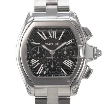 Cartier Roadster W62020X6 2618 Black Dial 42