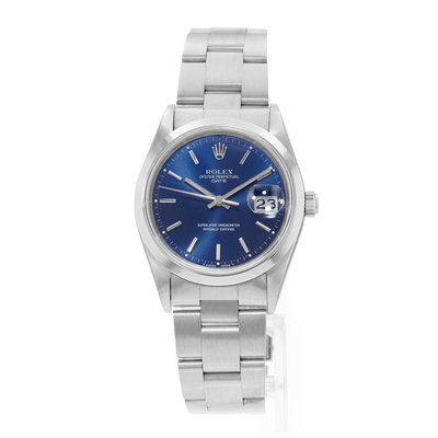 Rolex Oyster Perpetual Date 34 15200 Blue Dial 34