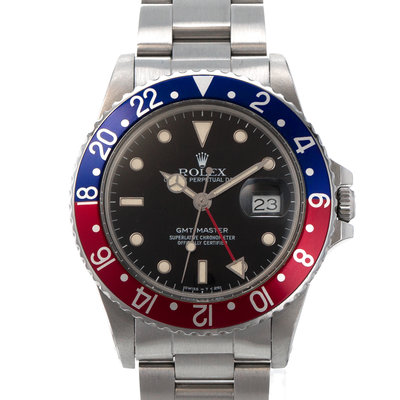 Rolex GMT-Master II 16750 Black Dial 40