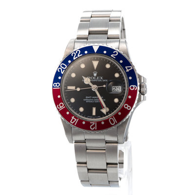 Rolex GMT-Master II 16750 Black Dial 40
