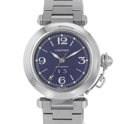 Cartier Pasha de Cartier W31047M7 Blue Dial 35