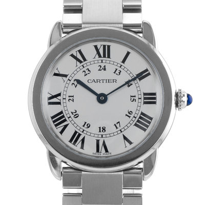 Cartier Ronde Solo de Cartier W6701004 3601 Silver Dial 29