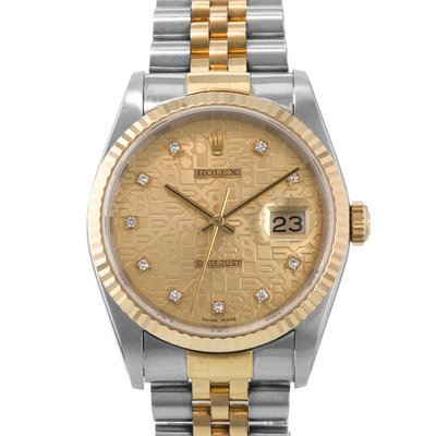 Rolex Datejust 36 16233 Yellow Dial 36