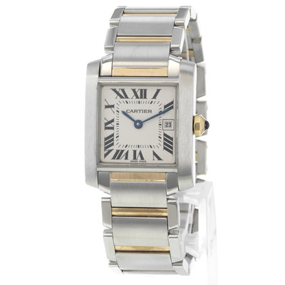 Cartier Tank Francaise W51012Q4 2465 Silver Dial 25