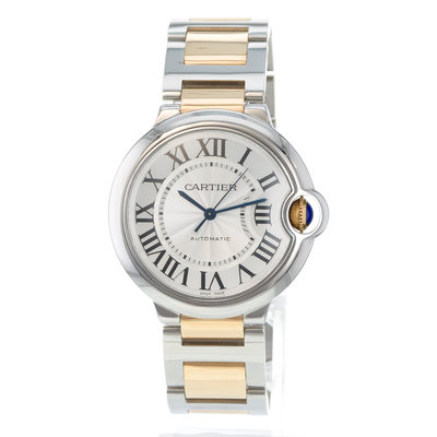 Cartier Ballon Bleu 36mm W6920047 3284 Silver Dial 36