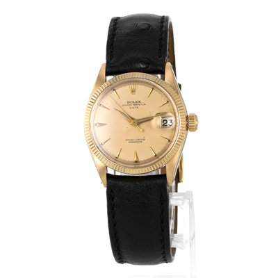 Rolex Oyster Perpetual Date 6627 Yellow Dial 31