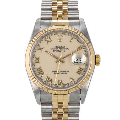 Rolex Datejust 36 16233 Yellow Dial 36