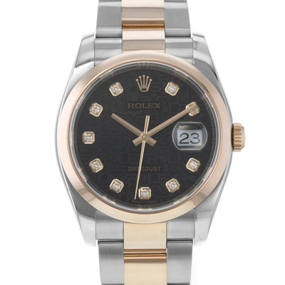 Rolex Datejust 36 116201 Black Dial 36