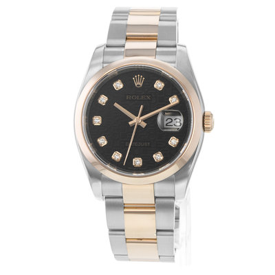 Rolex Datejust 36 116201 Black Dial 36