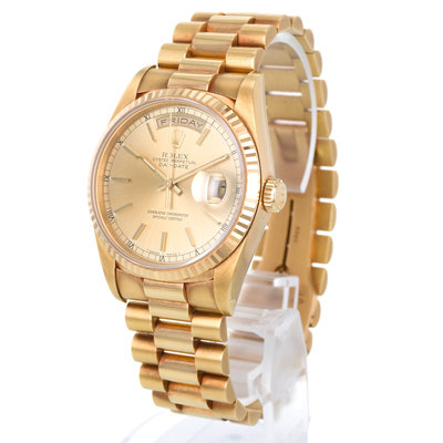 Rolex Day-Date 36 18238 Yellow Dial 36