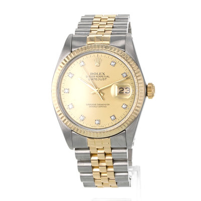 Rolex Datejust 36 16013 Yellow Dial 36