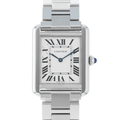 Cartier Tank Solo W5200013 3170 Silver Dial 24